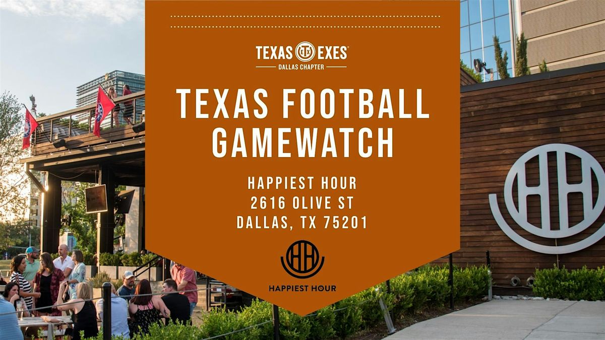 Happiest Hour Gamewatch Texas at Georgia