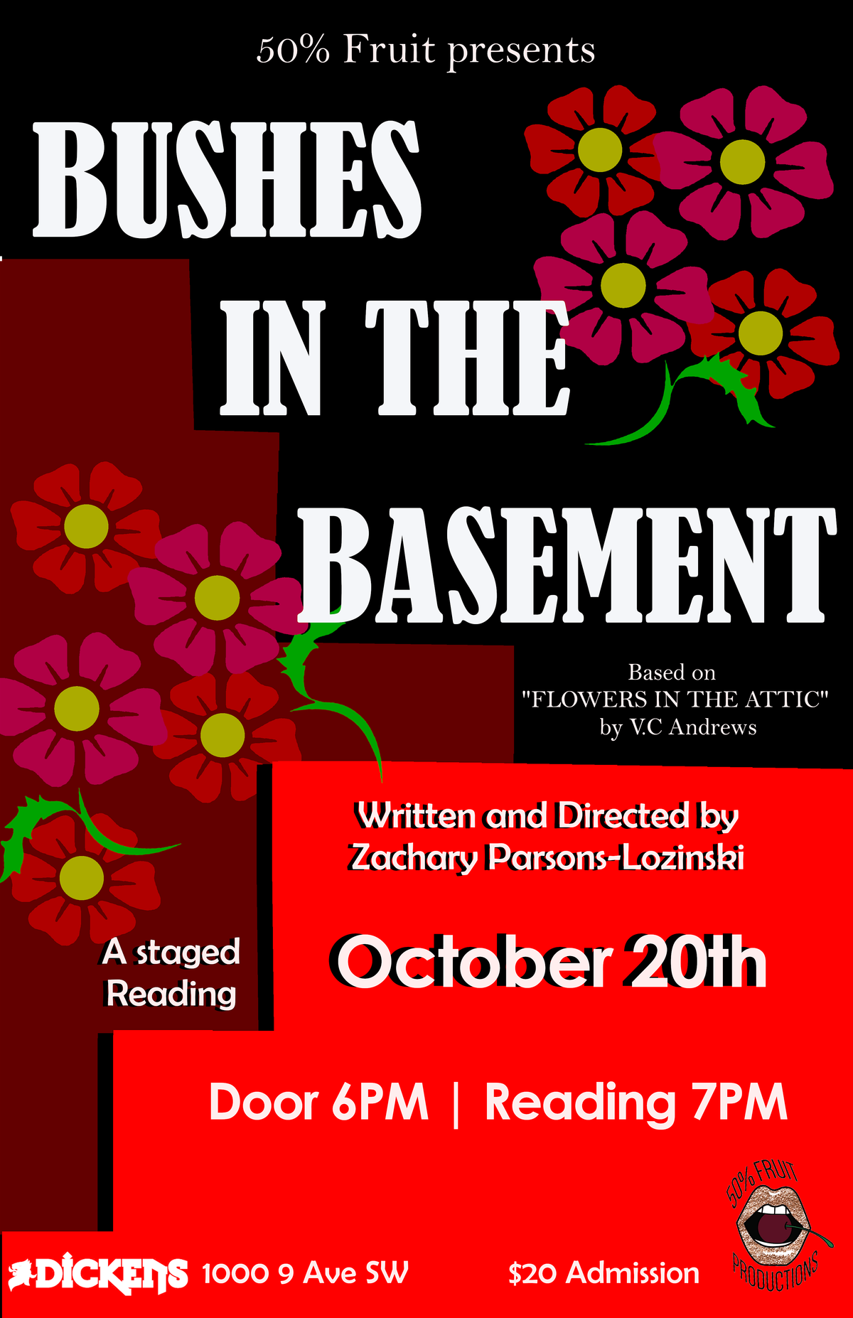 "Bushes In The Basement" Staged Play Reading feat. local drag & burlesque