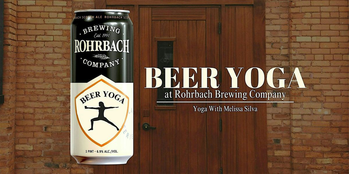 April Beer Yoga at Rohrbach Brewery