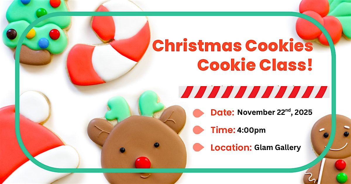 Get on Santa\u2019s Sweet List at my Christmas Sugar Cookie Decorating Class!