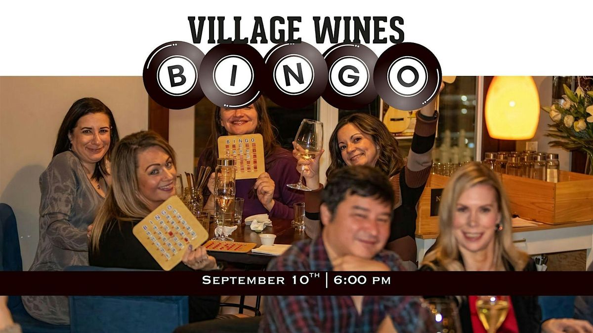 Village Wines Wednesday Night Bingo
