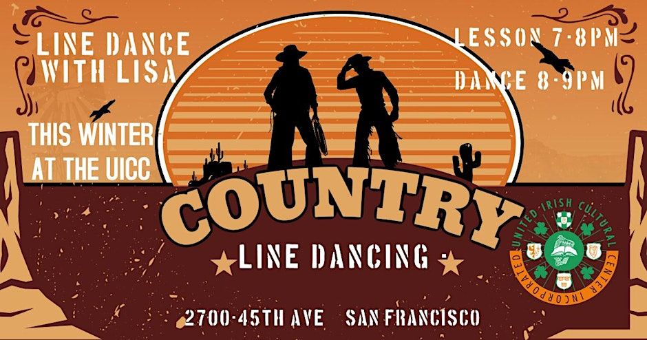 Line Dancing Lessons @ United Irish Cultural Center of San Francisco!