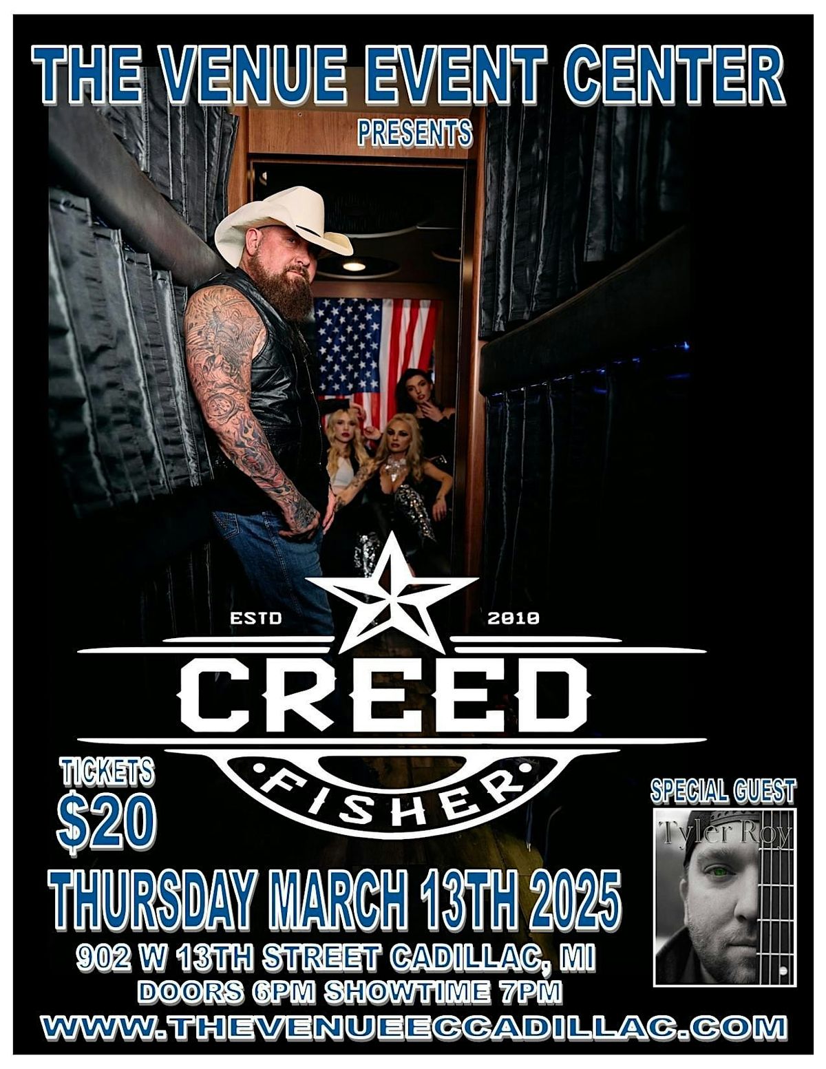 Creed Fisher Live