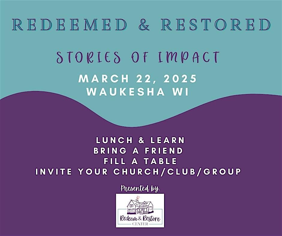 Redeemed & Restored Luncheon