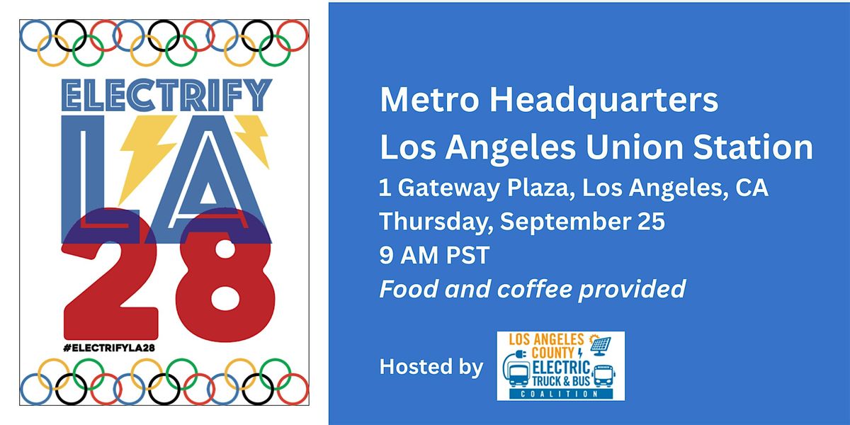 Rally for LA Metro Electric Buses