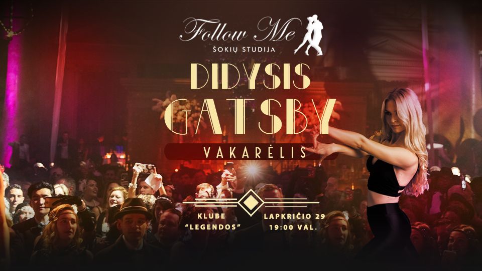 Studijos vakar\u0117lis "Didysis Gatsby"