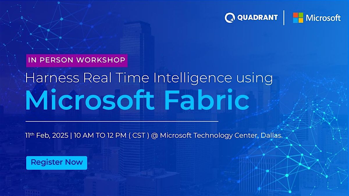 Harness Real Time Intelligence using Microsoft Fabric