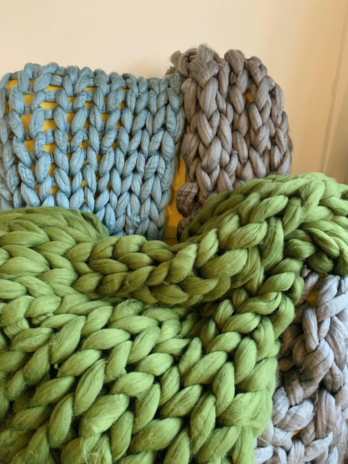 Arm Knitted Blanket (Bury)