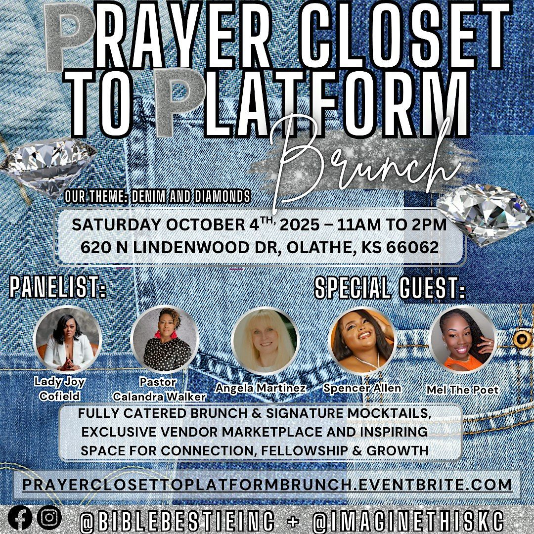 Bible Bestie + Imagine This KC Presents: Prayer Closet to Platform Brunch