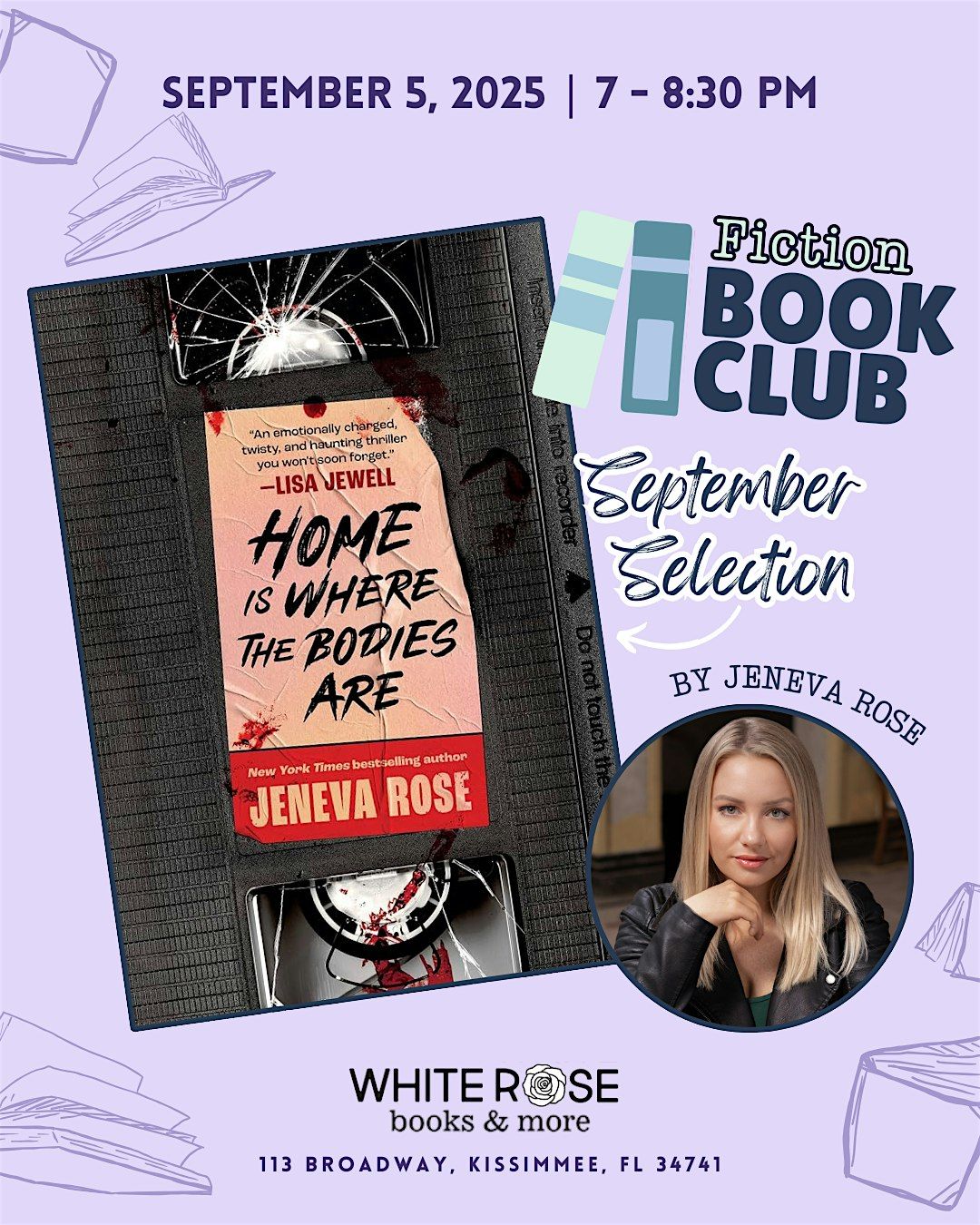 Fiction Book Club - Home Is Where The Bodies Are by Jeneva Rose