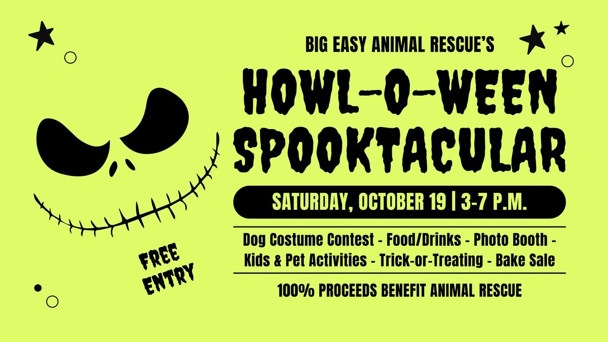 Howl-O-Ween Spooktacular Party at Big Easy Animal Rescue