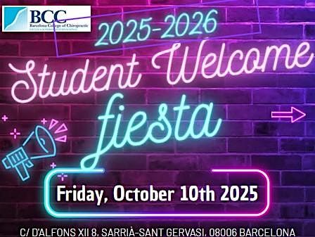 Welcome Fiesta BCC 2025-2026
