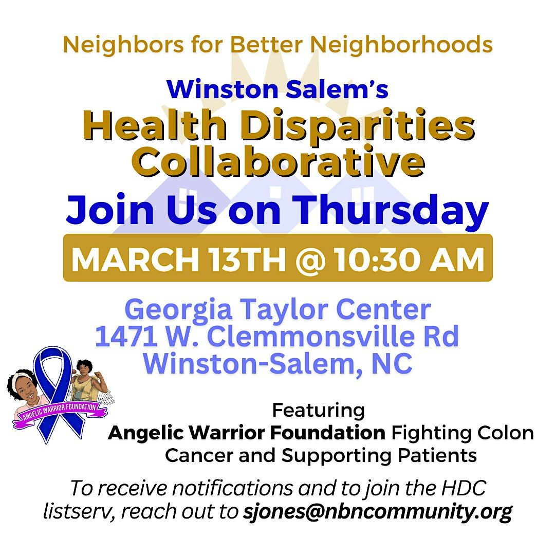 March Health Disparities Collaborative