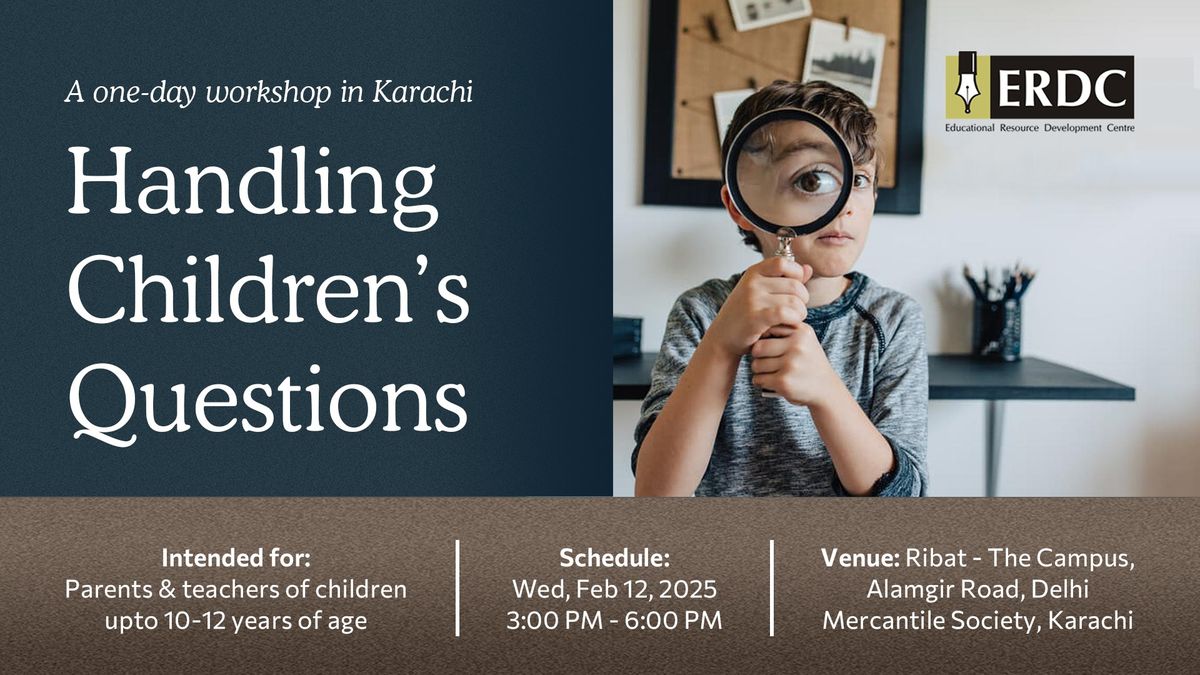 Handling Children's Questions | Workshop in Karachi