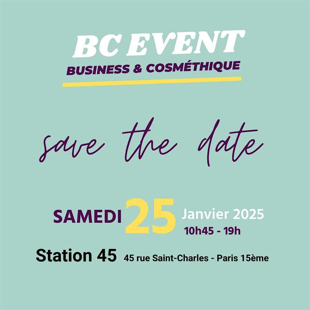 Pop Up Store du BUSINESS & COSMETHIQUE Event #2 \u00e0 Station45