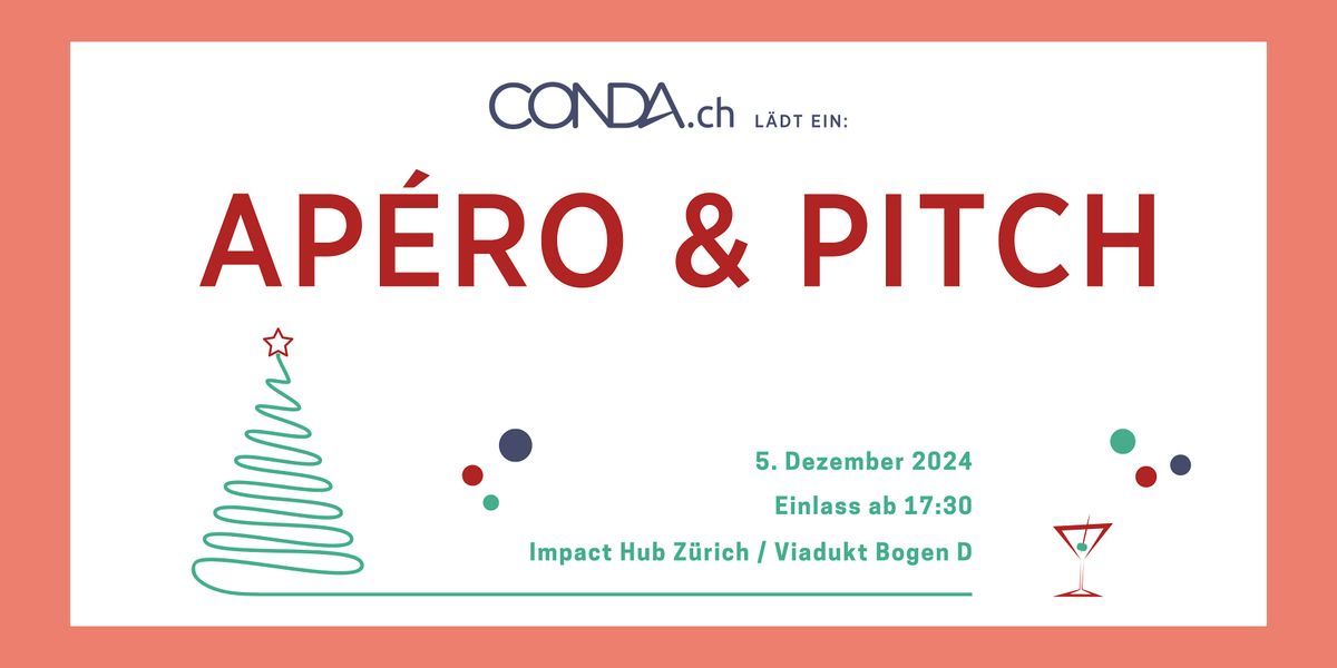 CONDA.ch Ap\u00e9ro & Pitch - Dezember'24