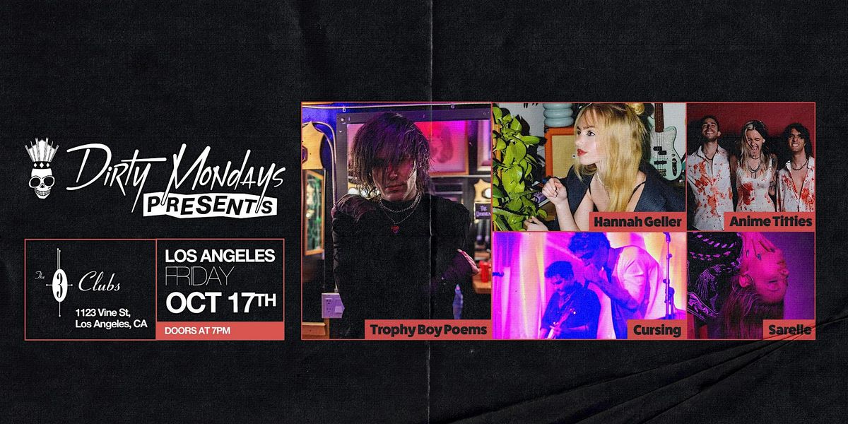 DIRTY MONDAYS PRESENTS: TROPHY BOY POEMS