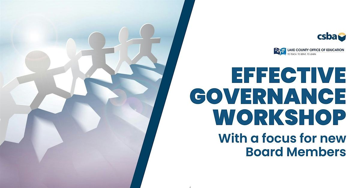 New Board Member Governance Workshop 2025