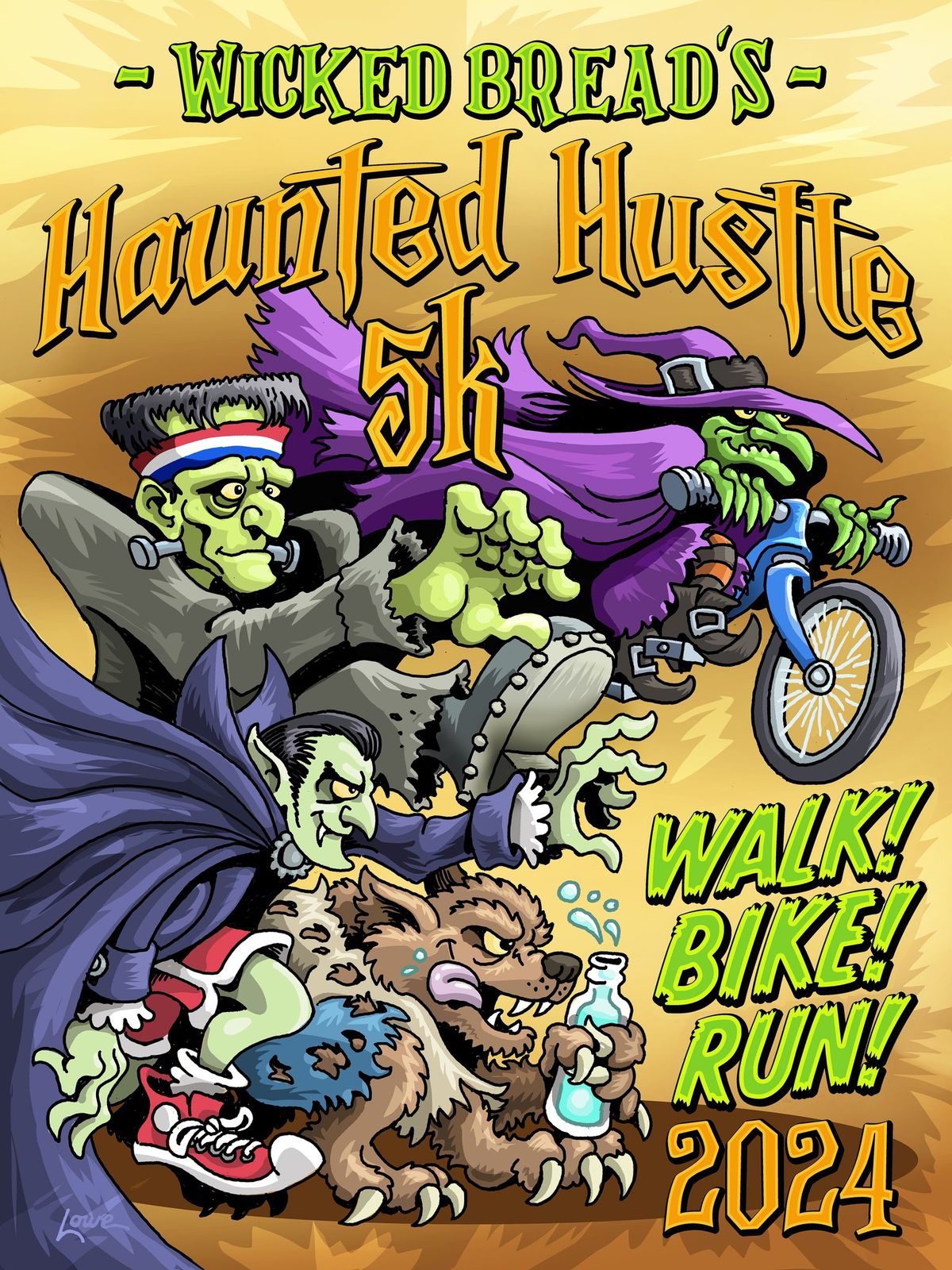 Wicked Bread's Haunted Hustle 5K Run\/Walk\/Bike