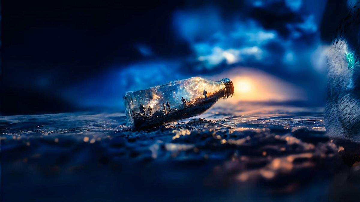 Celestial Bottle: A Message Across Space and Time
