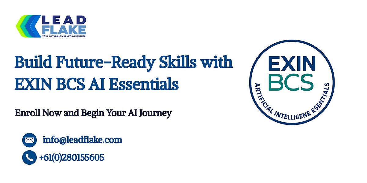 EXIN BCS Artificial Intelligence Essentials Training in Napier