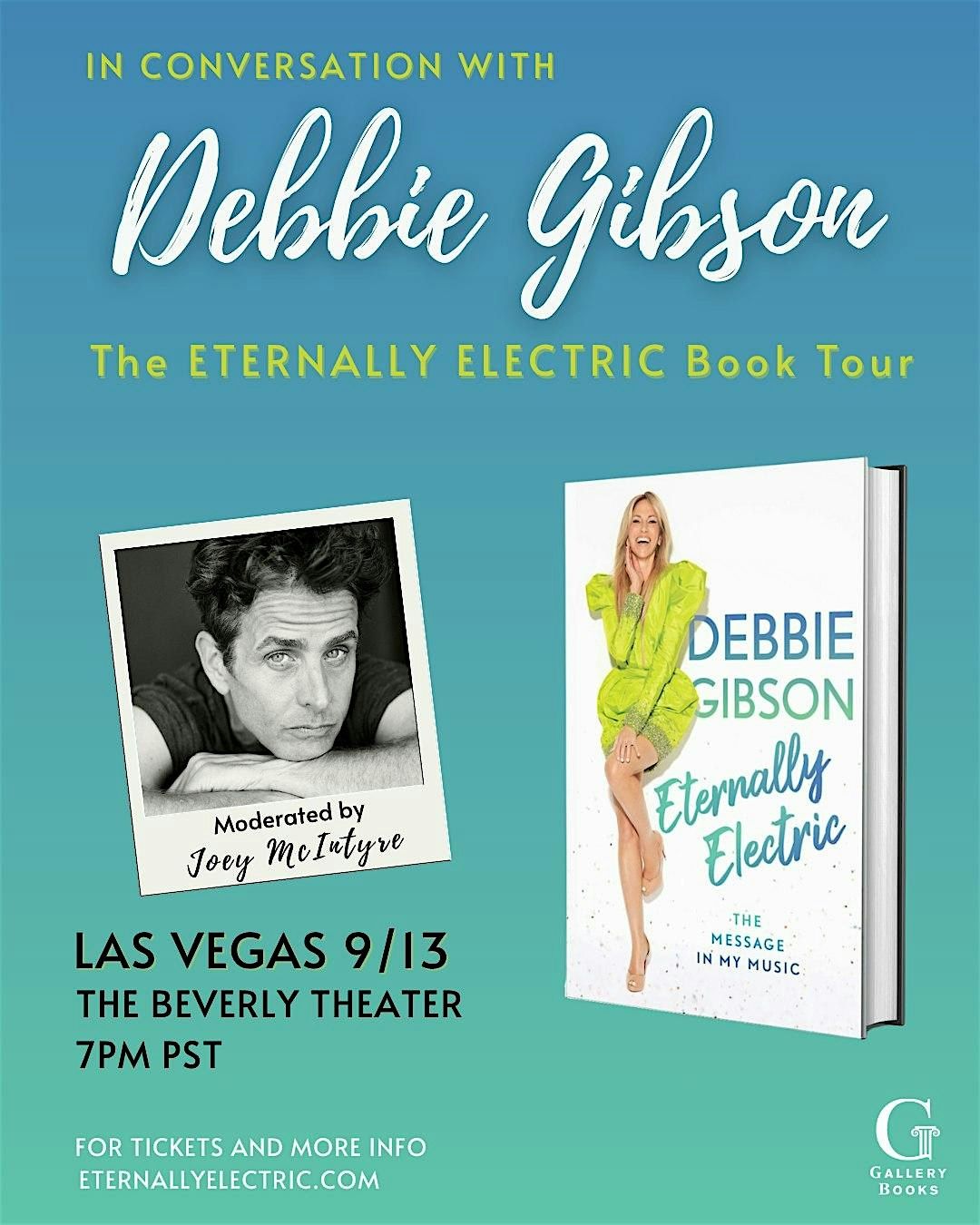 VIP Upgrade for "In Conversation With Debbie Gibson" Las Vegas