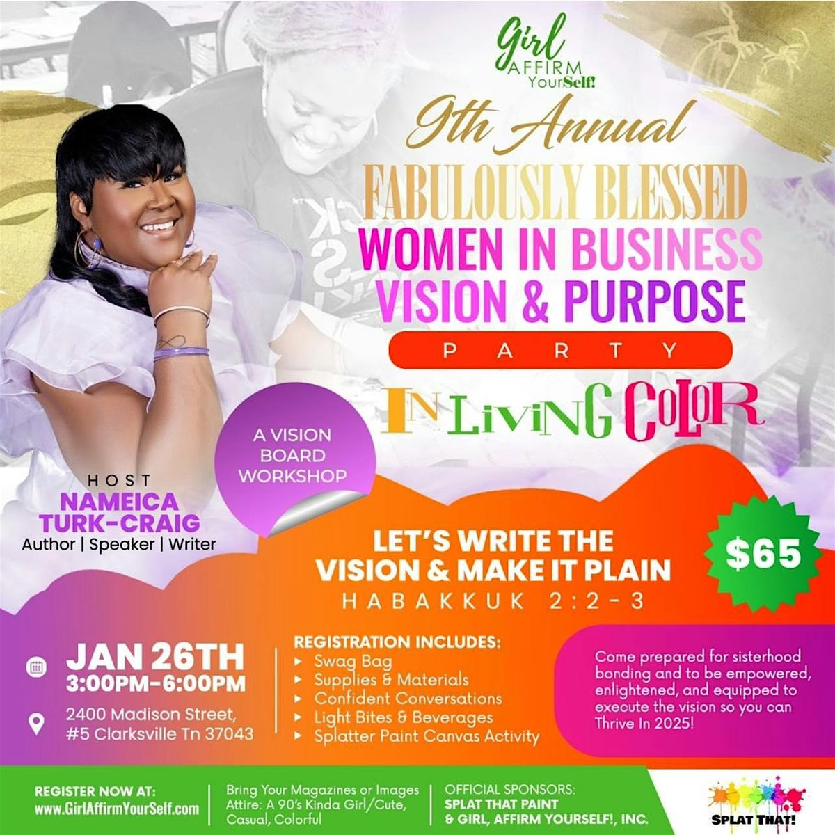 9th Annual Fabulously Blessed Women In Business Vision & Purpose Party