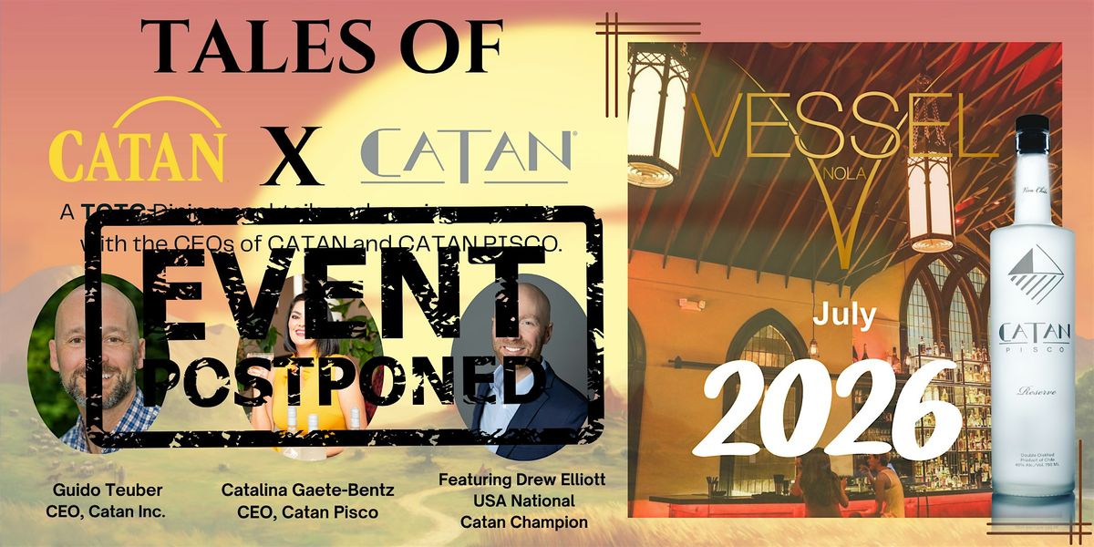 TALES OF CATAN X CATAN: TOTC Spirited Dining & Gaming Experience.