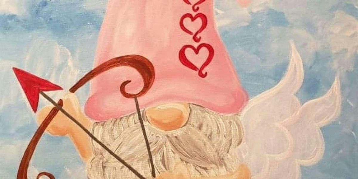 Cupid Gnome - Paint and Sip by Classpop!\u2122