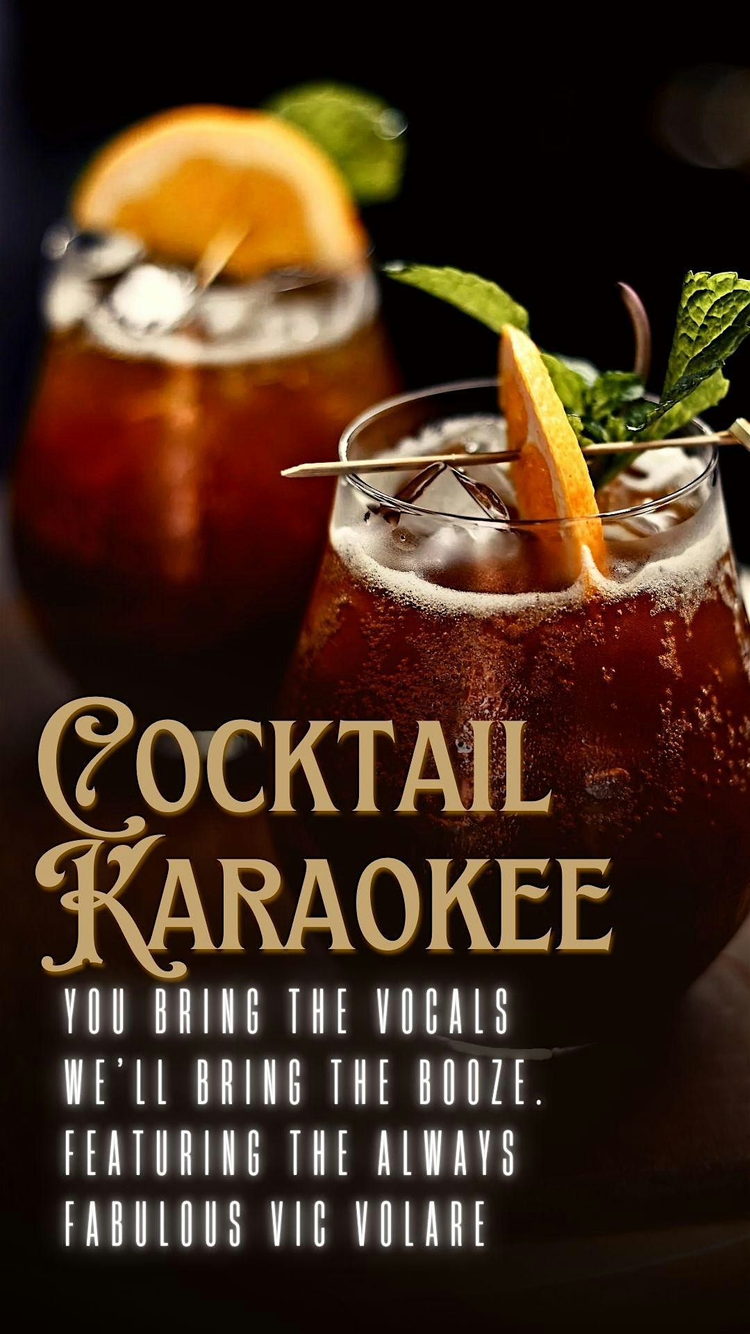 Vic Volare's Cocktail Karaoke @ The Uptown Lobby