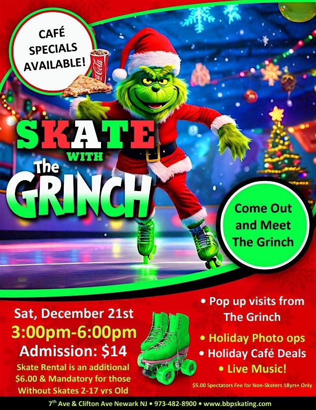 Grinch Takeover Family Skate