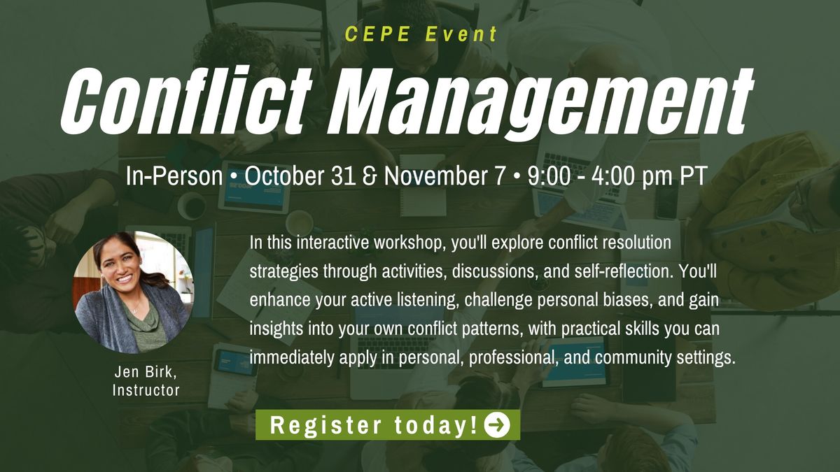 Conflict Management Workshop