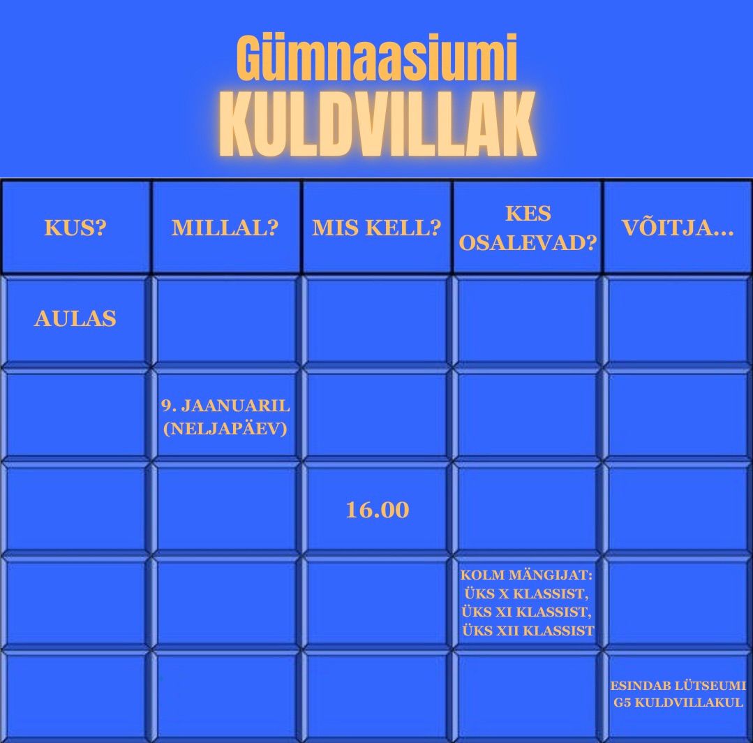 G\u00fcmnaasiumi kuldvillak