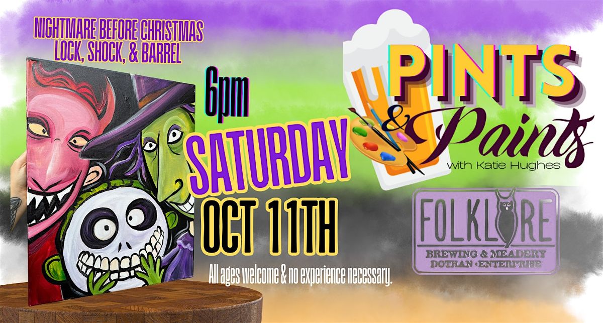 Pints & Paints at Folklore Brewing Dothan