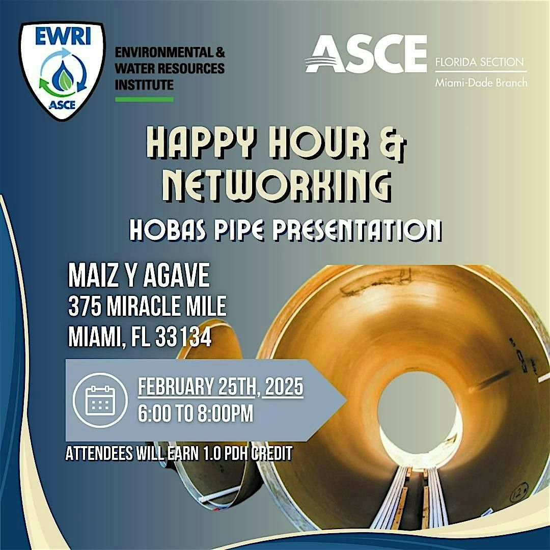 EWRI Happy Hour - Networking and Presentation with Hobas Pipe