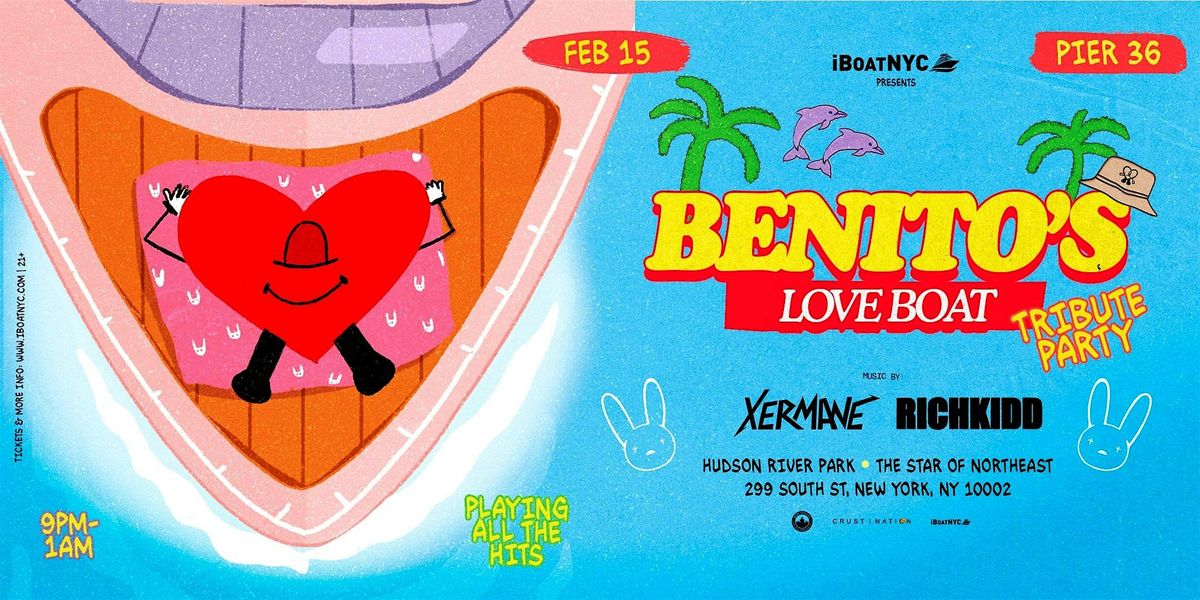 BENITO'S LOVE BOAT - Latin & Reggaeton Valentine's Party Yacht Cruise NYC