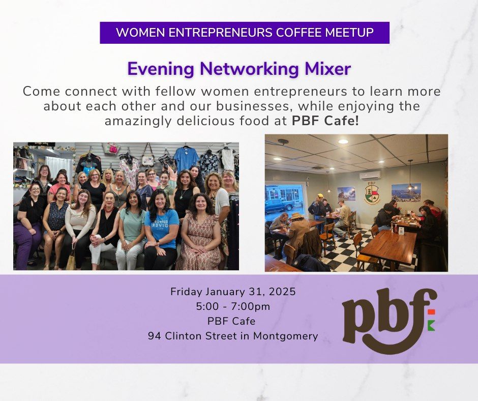 Evening Mixer at PBF Cafe