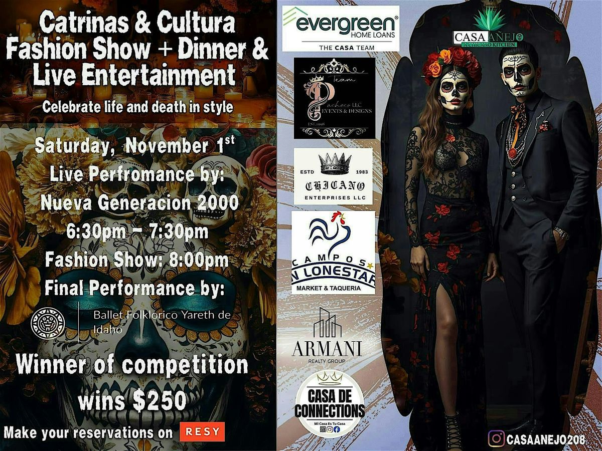 Catrinas & Cultura Fashion Show + Dinner & Live Entertainment