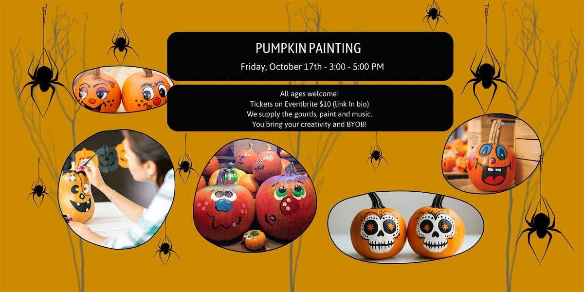 Crafternoon at coworkHERS - Pumpkin Painting for all ages
