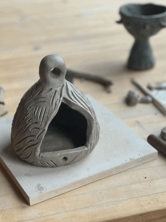 Teardrop Bird Feeder Clay Workshop