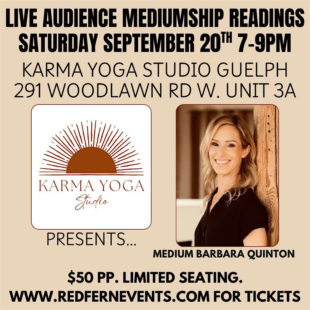 Live Audience Mediumship Readings