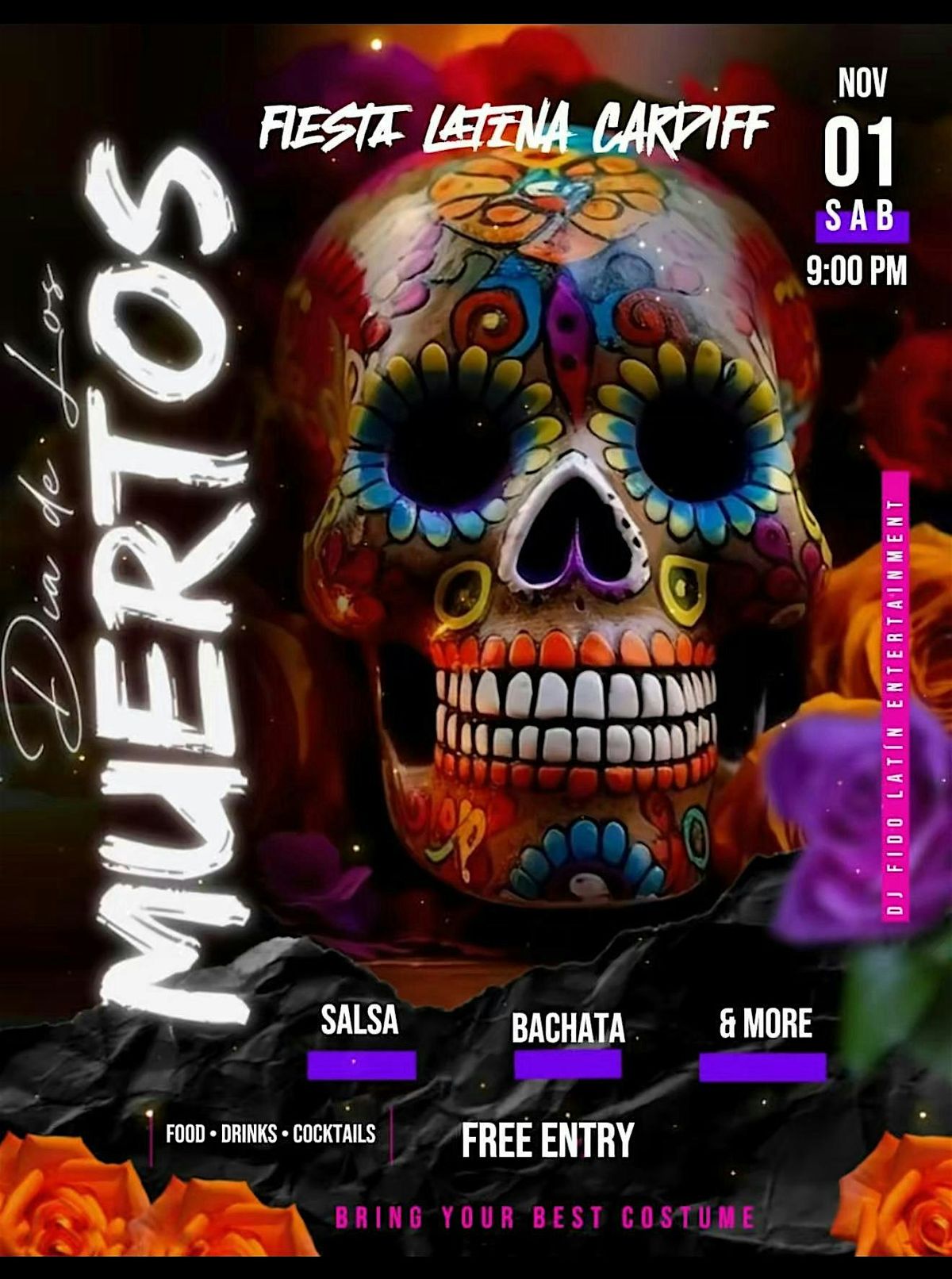 FIESTA LATINA (D\u00cdA DE LOS MUERTOS)