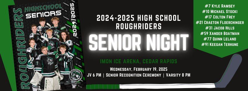 2024-2025 High School RoughRiders Senior Night