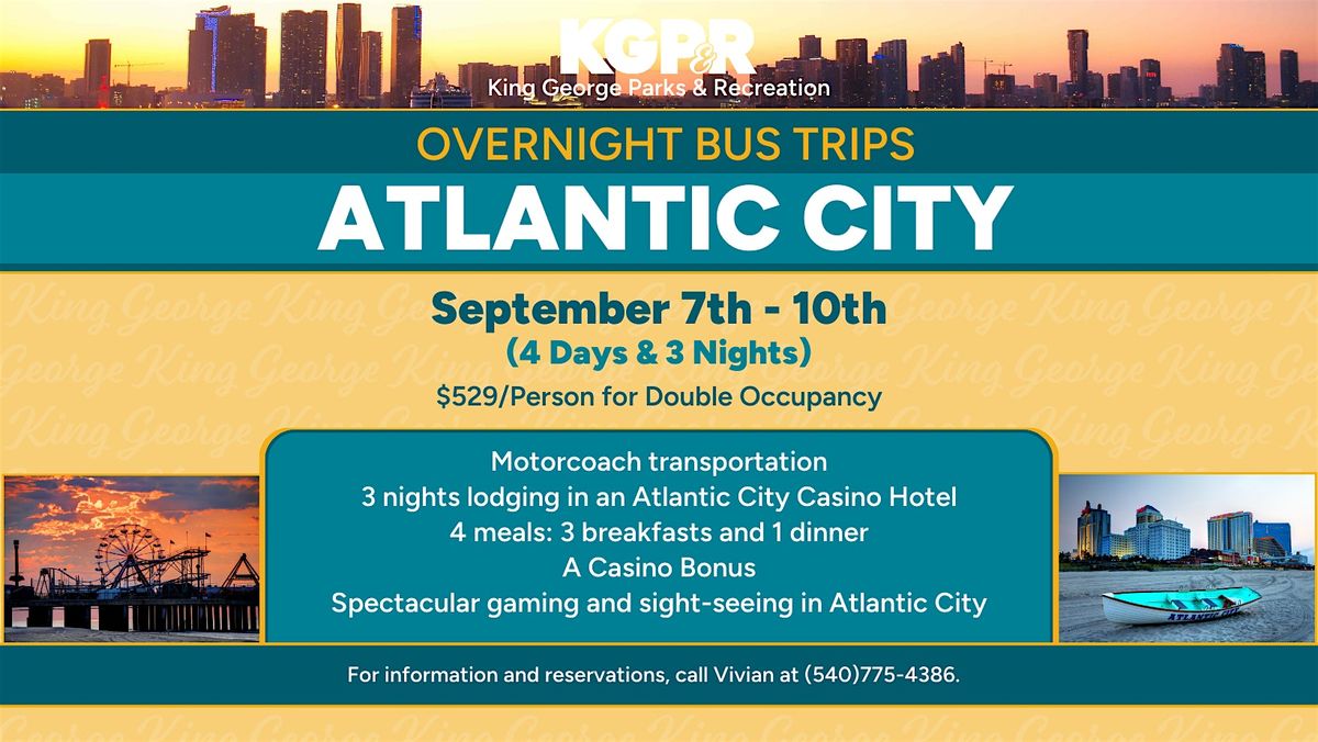 Overnight Bus Trip: Atlantic City