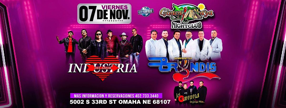 GRUPO BRYNDIS LA INDUSTRIA DEL AMOR LOS GAMMA DE ENRIQUE MORA