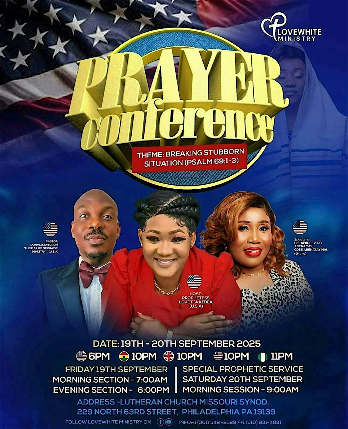 LoveWhite Ministry Prayer Conference 2025