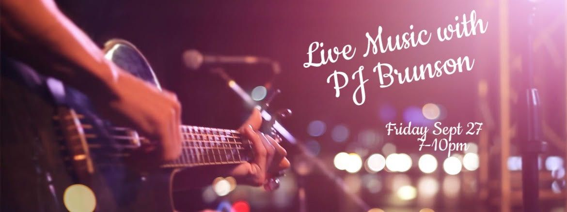 Live Music with PJ Brunson @ Local Logic- Mt. Holly