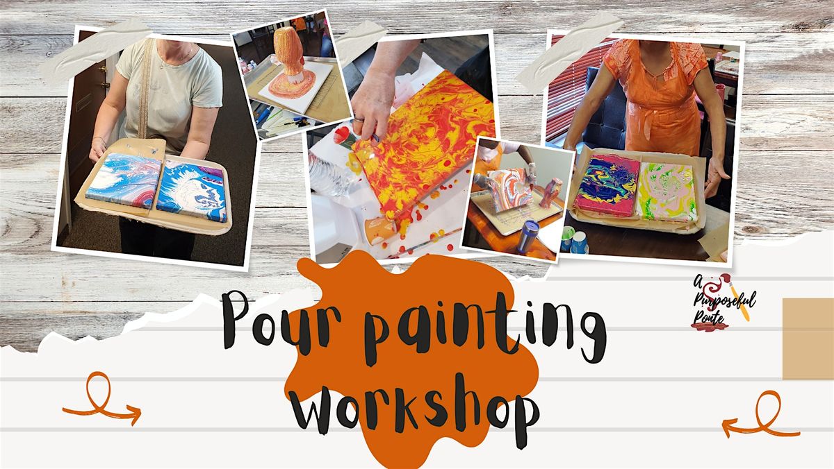 Pour Painting Workshop - Vase Painting - Louisville, KY \u2728