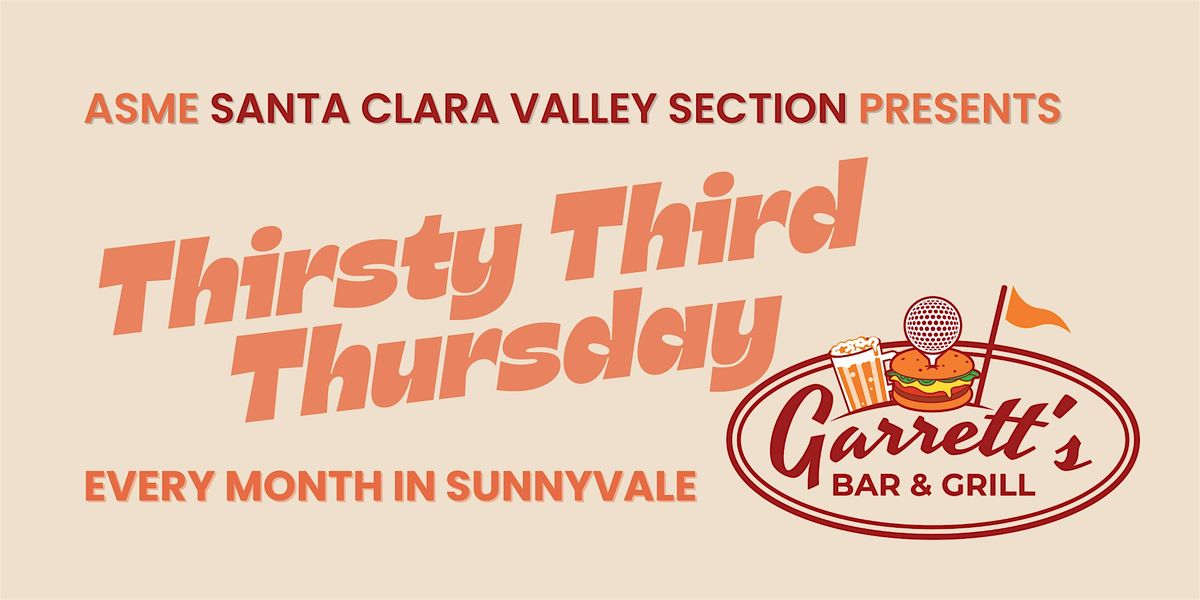 Happy Hour - ASME SCVS Thirsty Third Thursday