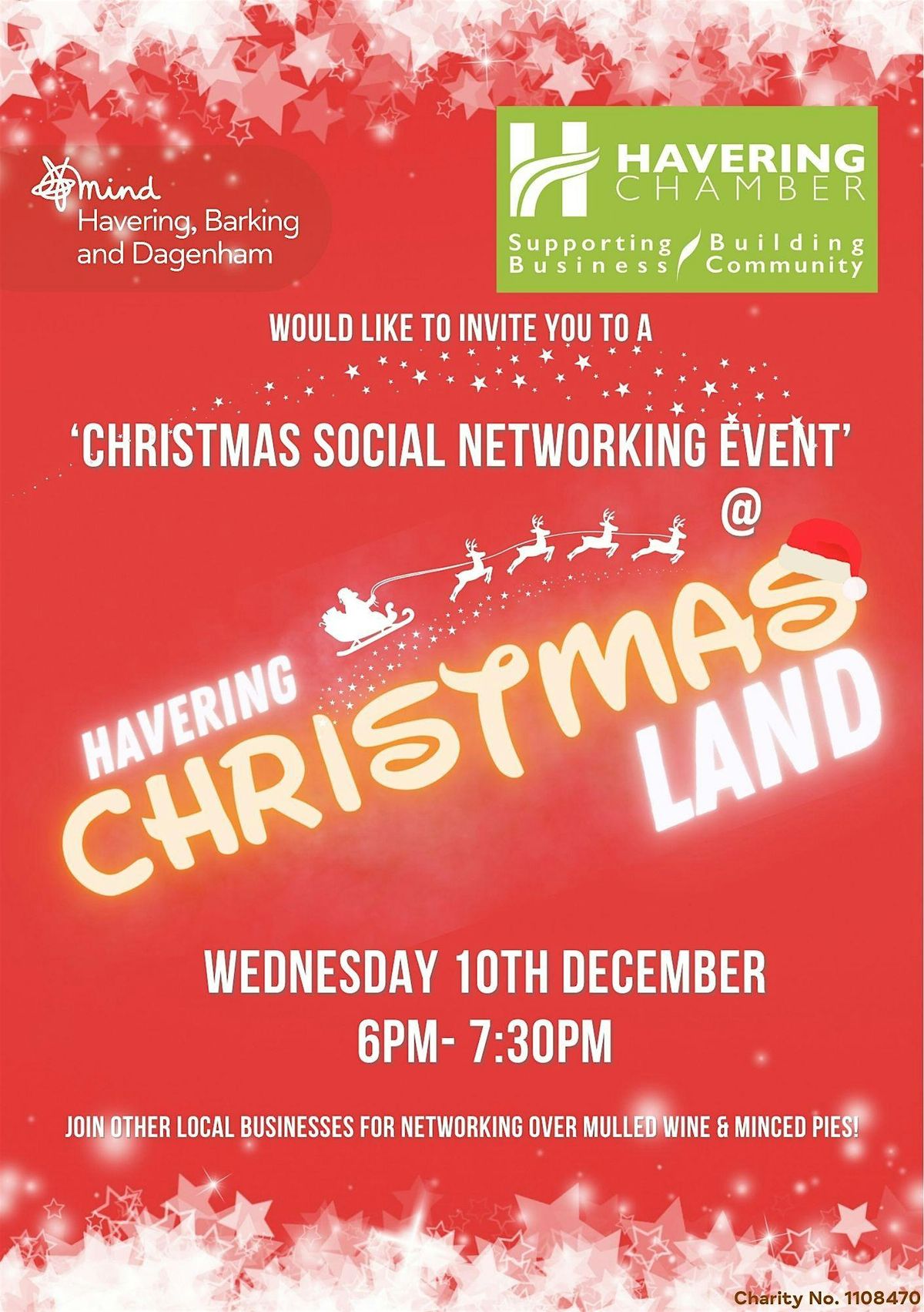 Havering Chamber of Commerce Christmas Social Hosted by Havering Mind